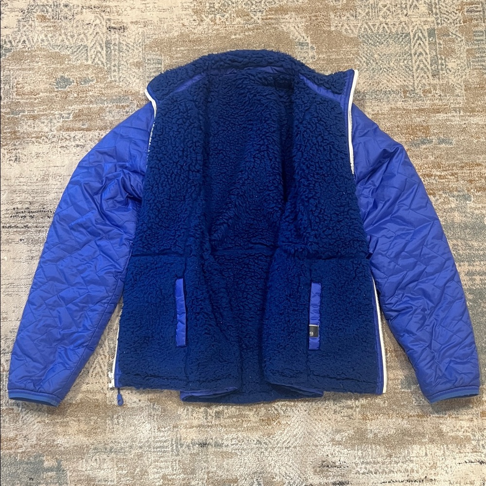 ‼️ Reversible Blue Quilted Jacket ‼️ - Picture 5 of 6